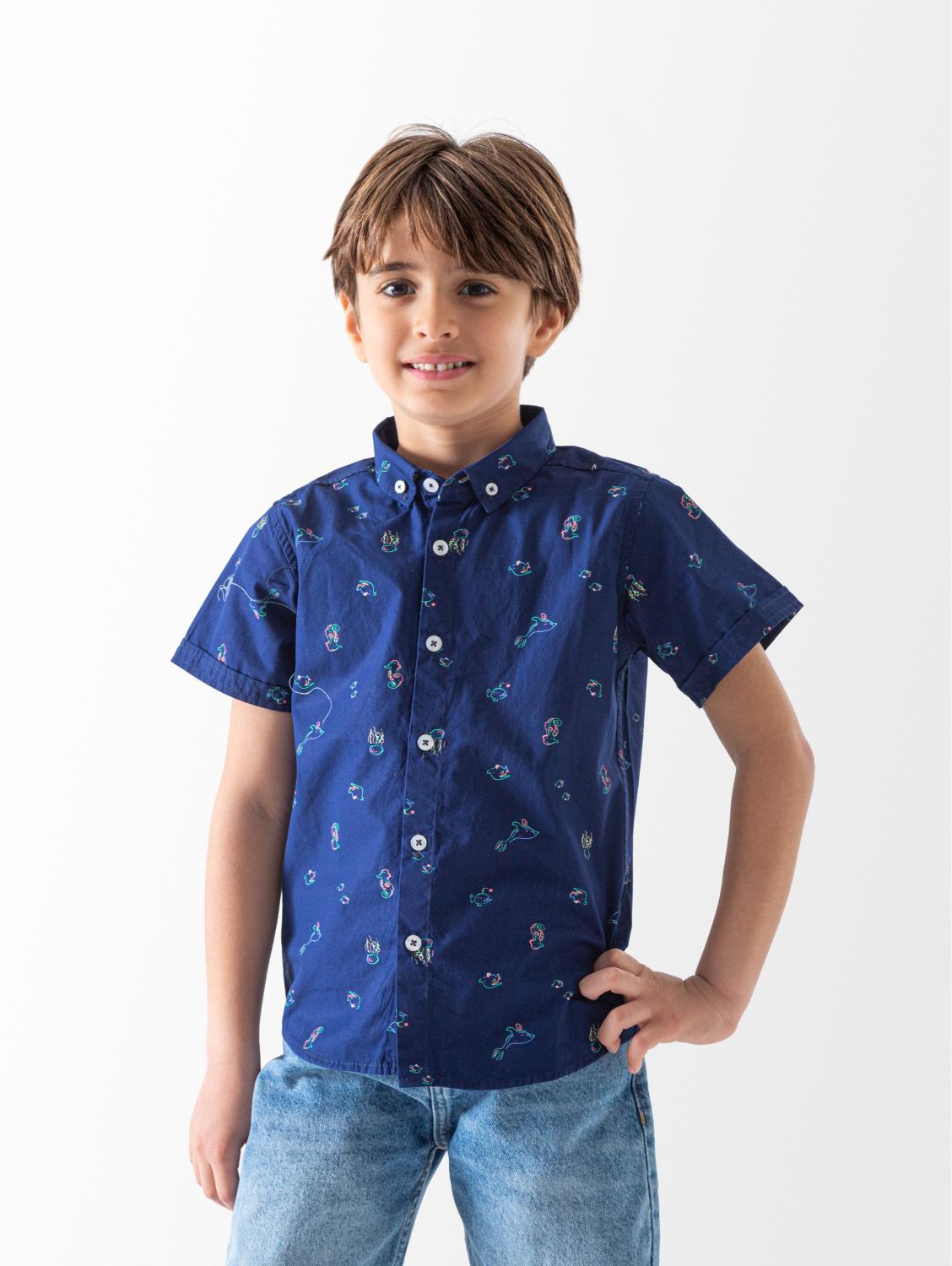 Ninos Kids storeNavy Boy ShirtBoy ShirtsNINOS