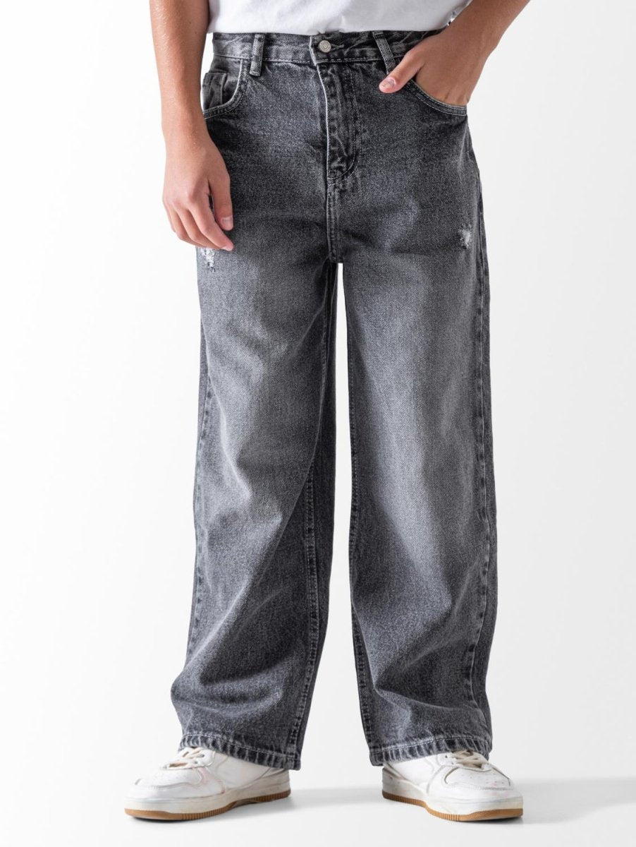 Ninos Kids storeBoys' Grey Wide Leg JeansJeans pantsNINOS