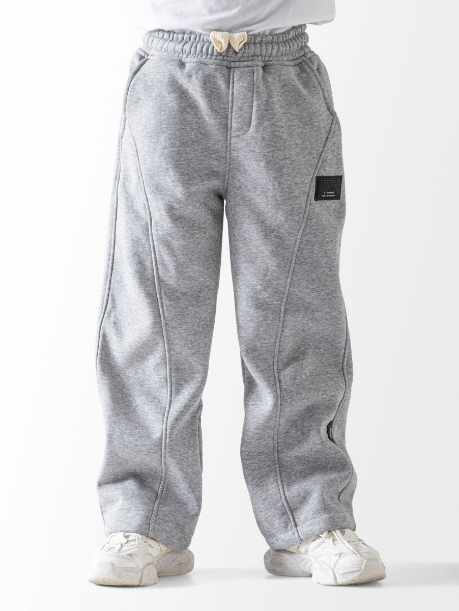 Ninos Kids storeBoys' Light Grey Wide Leg SweatpantsJoggers & SweatpantsNINOS