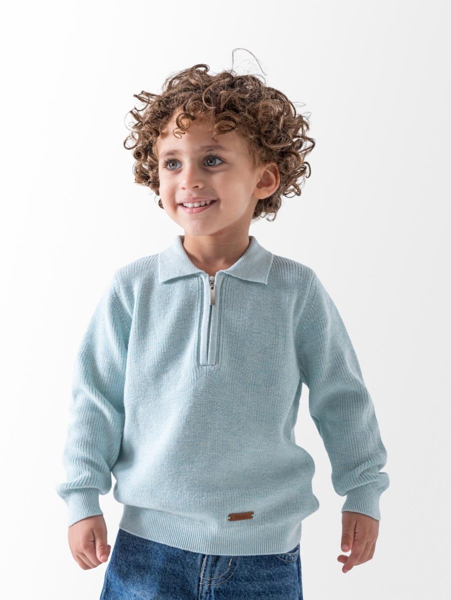 Ninos Kids storeBaby Boys' Mint Knitted PulloverPulloversNINOS