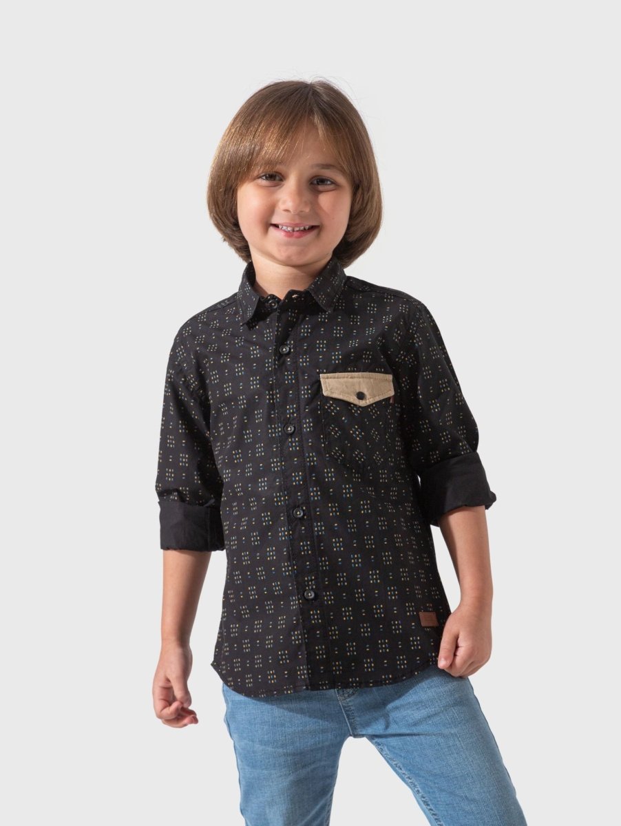 Ninos Kids storeDotted Squares ShirtBoy ShirtsDIDUTTI