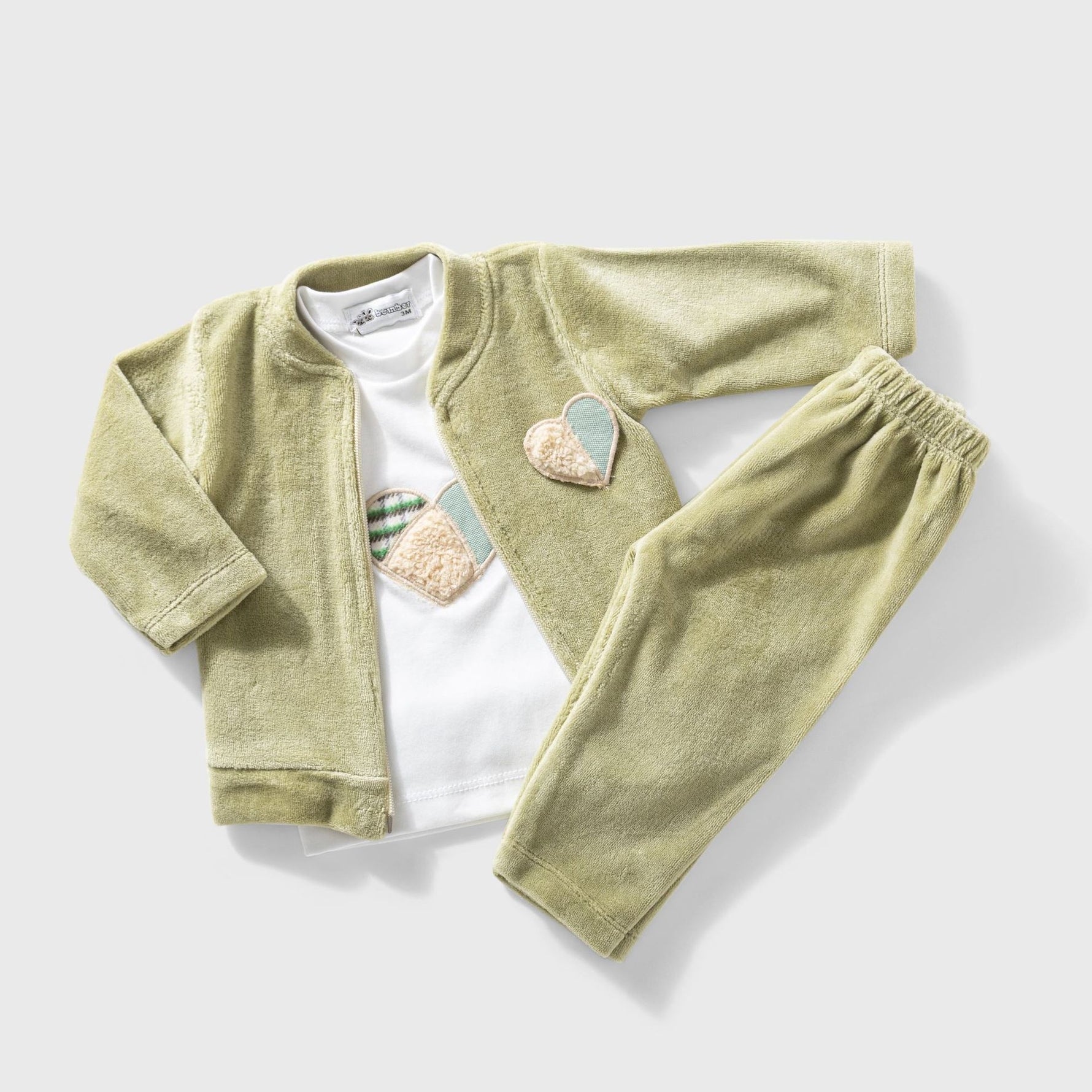 Ninos Kids storeHearts 3PCS Setطقم 3 قطعBumber