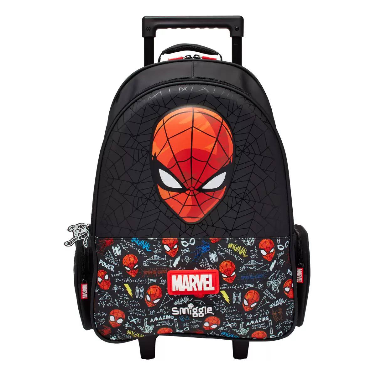Ninos Kids storeSpiderman Trolley BackpackTrolly Bag شنطه مدرسة ترولليSMIGGLE