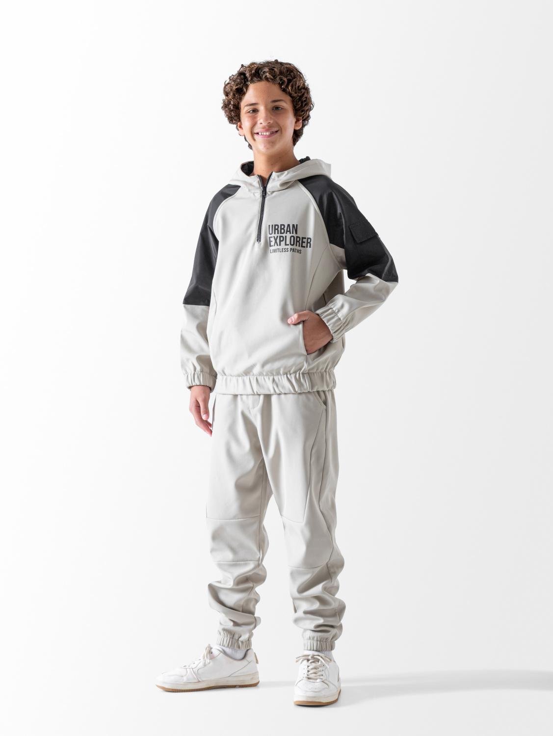 Ninos Kids storeBoys' Beige Urban Explorer Occasion SetGoing-Out SetsSOLANG