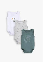 Ninos Kids storeParrot 3PCS Cut Body SuitBodysuitsJUNIOR