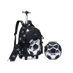 Ninos Kids storeFootball 3PCS Trolly BagBag set طقم شنط مدرسةJasmin