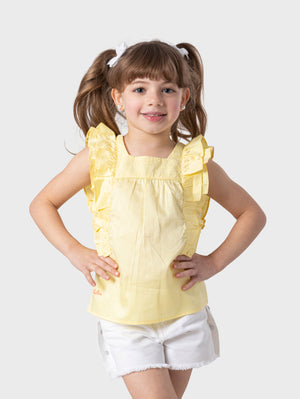 Ruffles Plain Blouse