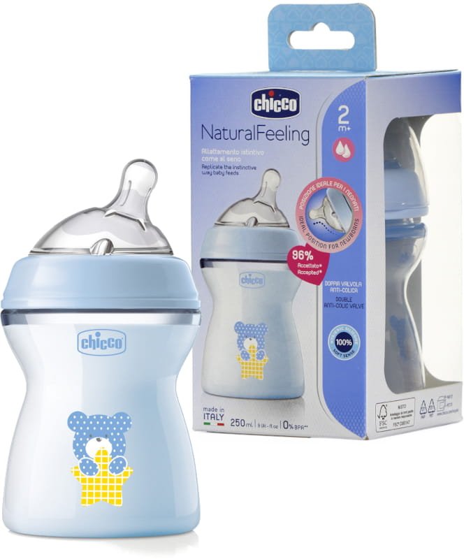 Ninos Kids storeNATURALFEELING PP 2M + 250ML BABY 1 BOTTLEBottles زجاجات الرضاعةChicco