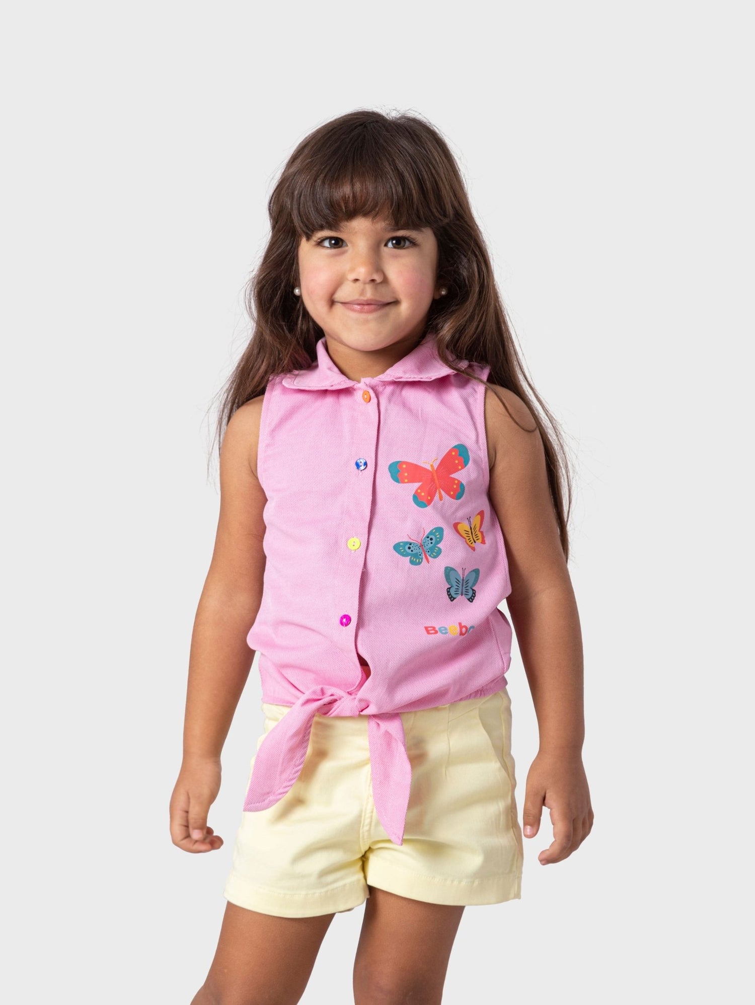 Ninos Kids storeButterfly Blouse With TieGirl blouseBee Born