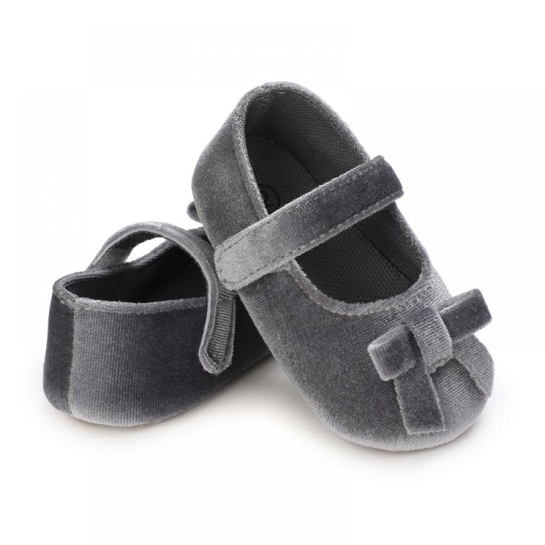 Ninos Kids storeSoft Plain Velvet BallerinaSoftshoes (Early Walkers)Generic