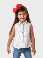 Ninos Kids storeHearts BlouseGirl blouseBee Born