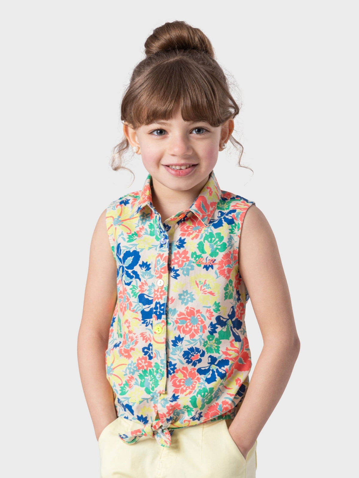 Ninos Kids storeColorful Blouse With TieGirl blouseBee Born