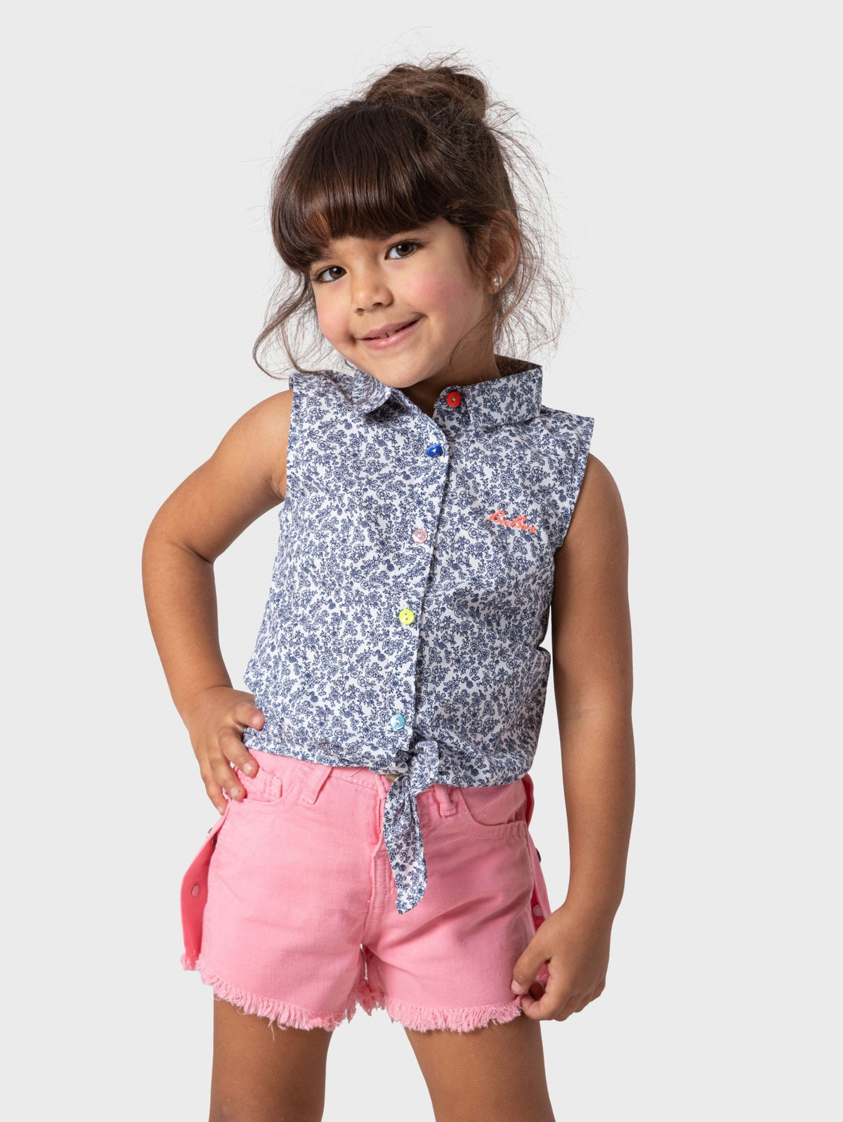 Ninos Kids storeFloral Blouse With TieGirl blouseBee Born