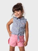 Ninos Kids storeFloral Blouse With TieGirl blouseBee Born