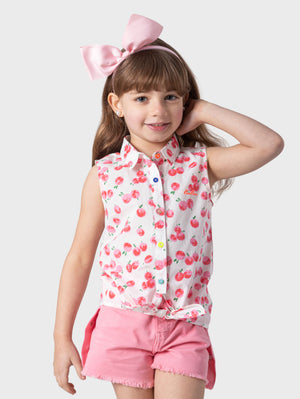 Apple Blouse With Tie