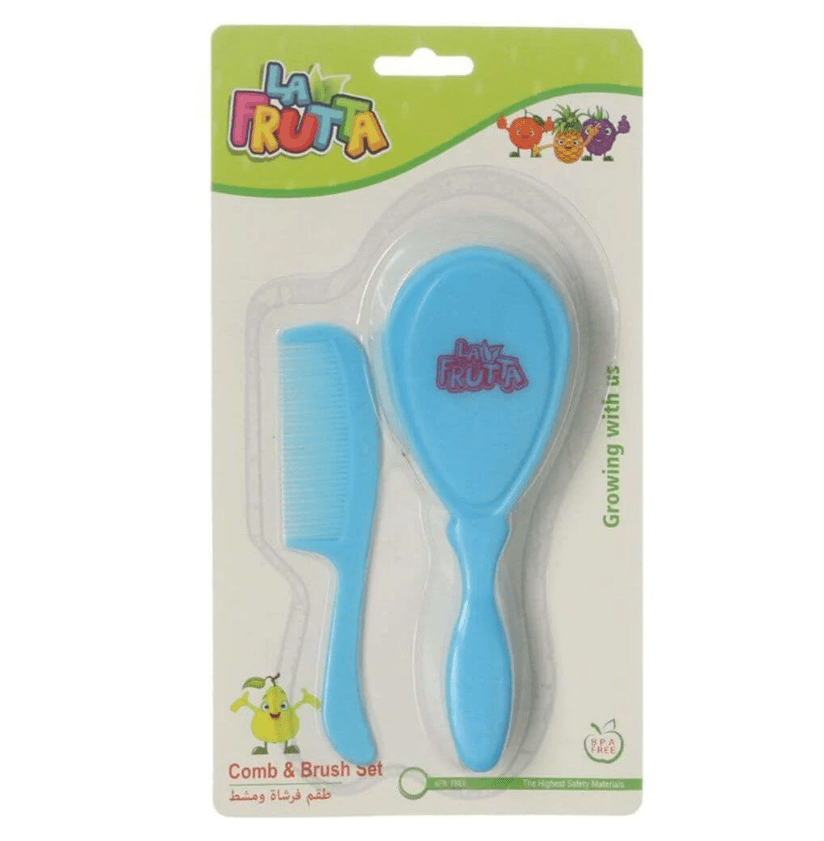 Ninos Kids storeفرشه و مشط لافروتا يد رابرbrush & comb فرشاة و مشطLa Frutta
