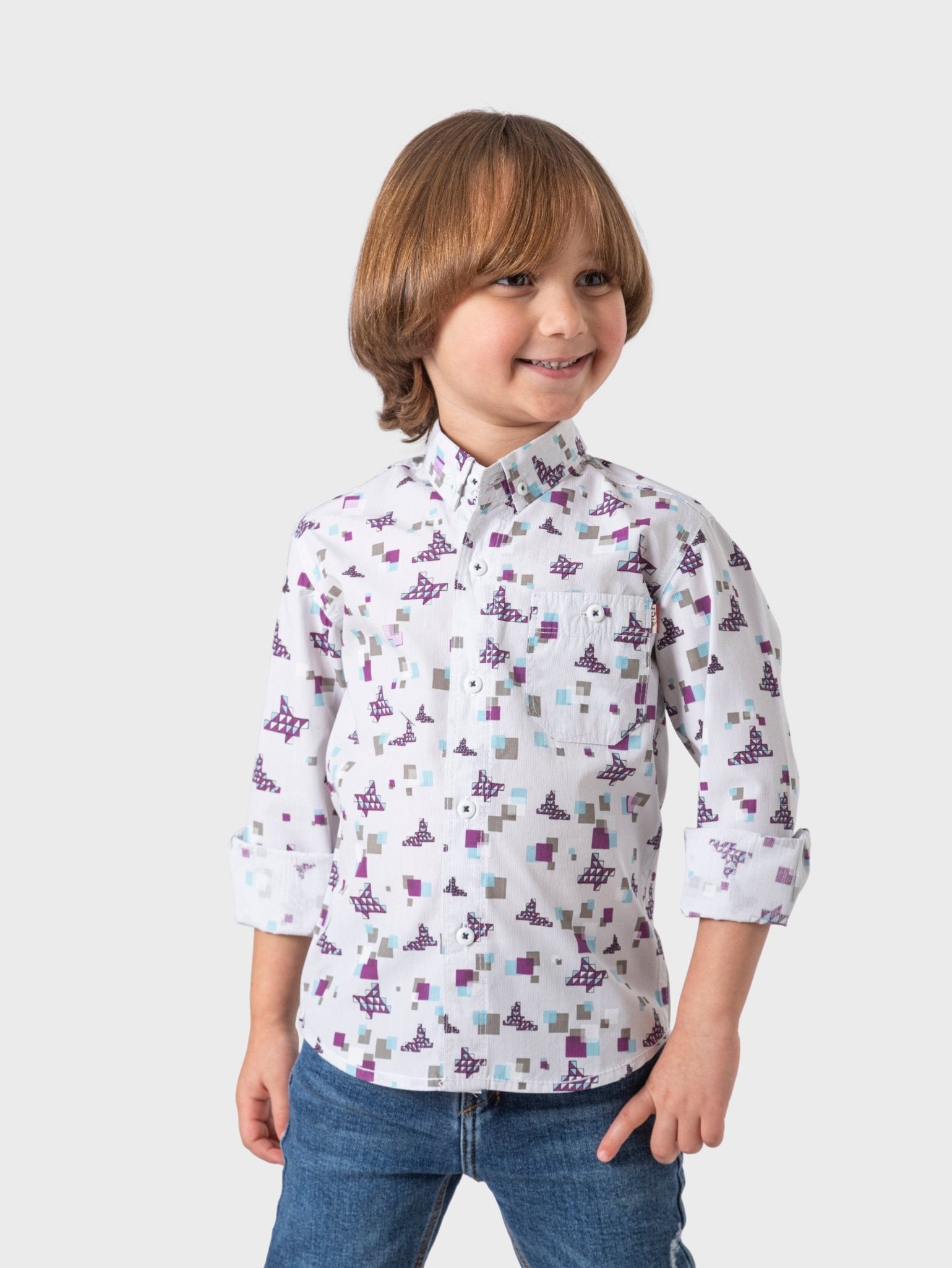 Ninos Kids storeGeomtry Figures ShirtBoy ShirtsDIDUTTI