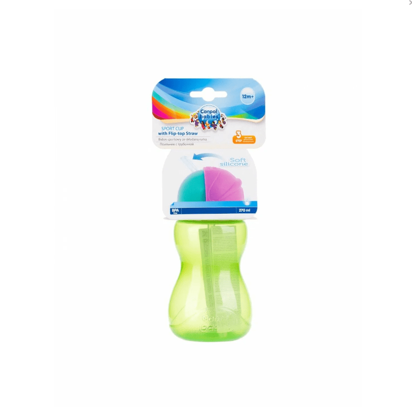Ninos Kids storeكوب رياضي بالشاليموه 270 ملي +12 شهرCups الاكوابستيب وان