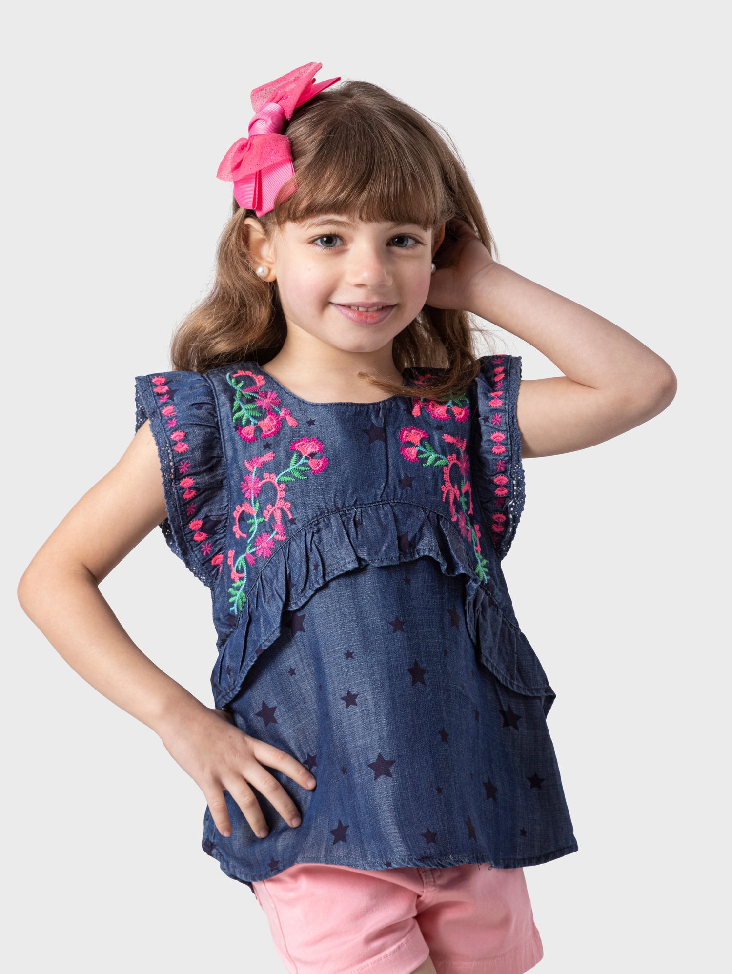 Stars Ruffle Blouse